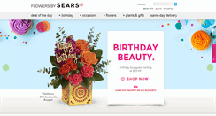 Desktop Screenshot of flowersbysears.ca